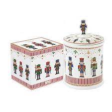 Nutcracker Keksdose rund  D14xH21cm